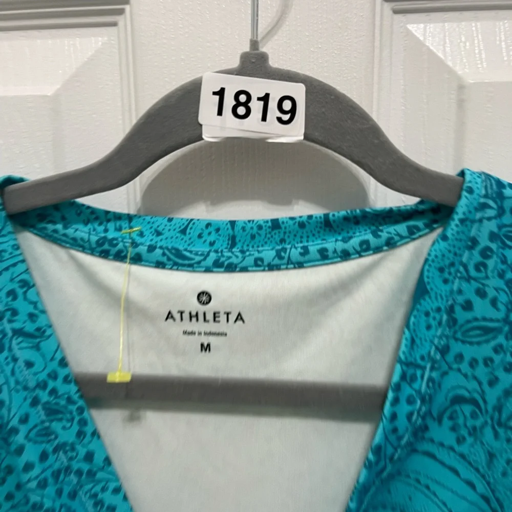 Athleta Asymmetrical Teal Dress - Picture 6 of 13